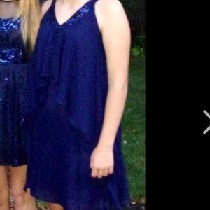 S.L.Fashions Navy dress